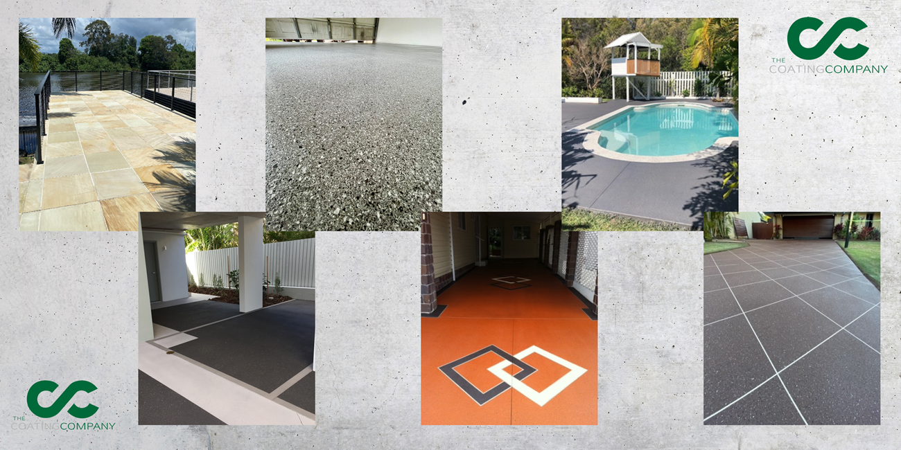 residential concrete resurfacing by The Coating Company